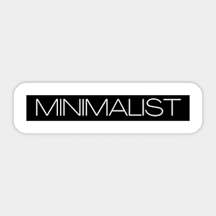 Minimalist Sticker